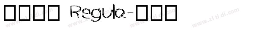 飞花宋体 Regula字体转换